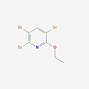 molecular formula C7H6Br3NO B372491 Ethyl 3,5,6-tribromopyridin-2-yl ether 