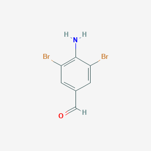 molecular formula C7H5Br2NO B372492 4-Amino-3,5-dibromobenzaldehyde CAS No. 42460-62-8