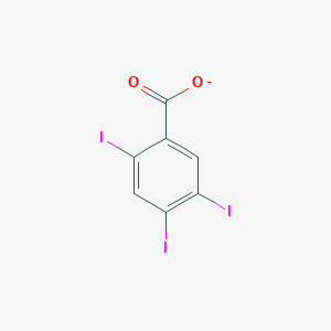 molecular formula C7H2I3O2- B372493 2,4,5-Triiodobenzoate 
