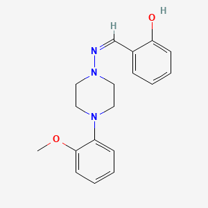 2-({[4-(2-methoxyphenyl)-1-piperazinyl]imino}methyl)phenol