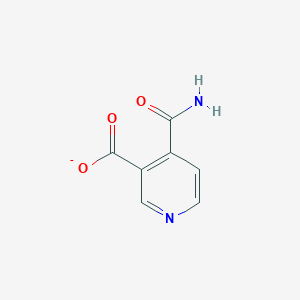 molecular formula C7H5N2O3- B372496 4-Carbamoylnicotinic acid CAS No. 24202-75-3