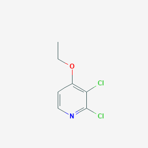molecular formula C7H7Cl2NO B372502 2,3-Dichloro-4-ethoxypyridine 