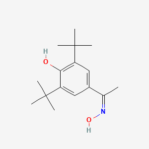 molecular formula C16H25NO2 B3725134 1-(3,5-di-tert-butyl-4-hydroxyphenyl)ethanone oxime 