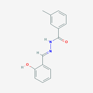 molecular formula C15H14N2O2 B3725396 N'-(2-hydroxybenzylidene)-3-methylbenzohydrazide 