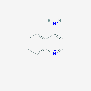 molecular formula C10H11N2+ B372543 4-Amino-1-methylquinolinium 