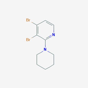 molecular formula C10H12Br2N2 B372552 3,4-Dibromo-2-piperidin-1-ylpyridine 
