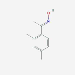 B372554 N-[1-(2,4-dimethylphenyl)ethylidene]hydroxylamine CAS No. 142425-94-3