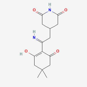 4-[2-amino-2-(4,4-dimethyl-2,6-dioxocyclohexylidene)ethyl]-2,6-piperidinedione
