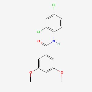 molecular formula C15H13Cl2NO3 B3725611 N-(2,4-dichlorophenyl)-3,5-dimethoxybenzamide 
