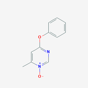 B372563 6-Methyl-4-phenoxypyrimidine 1-oxide CAS No. 55271-91-5