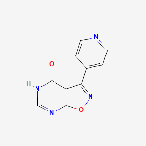 molecular formula C10H6N4O2 B3725962 3-(4-pyridinyl)isoxazolo[5,4-d]pyrimidin-4(5H)-one 