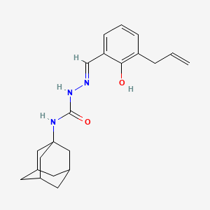 molecular formula C21H27N3O2 B3726071 3-allyl-2-hydroxybenzaldehyde N-1-adamantylsemicarbazone 