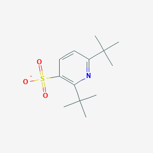 molecular formula C13H20NO3S- B372609 2,6-Ditert-butylpyridine-3-sulfonate 