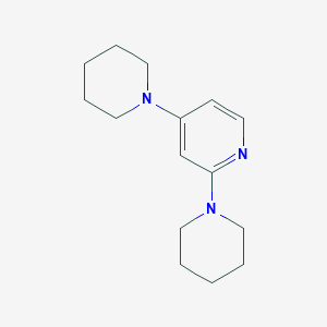 molecular formula C15H23N3 B372618 2,4-Dipiperidin-1-ylpyridine 