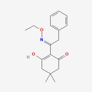 molecular formula C18H23NO3 B3726276 2-[1-(ethoxyamino)-2-phenylethylidene]-5,5-dimethyl-1,3-cyclohexanedione 