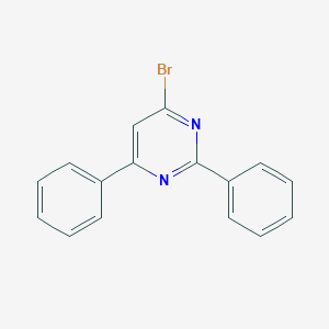 molecular formula C16H11BrN2 B372629 4-溴-2,6-二苯基嘧啶 CAS No. 40734-24-5