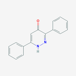 molecular formula C16H12N2O B372631 3,6-Diphenylpyridazin-4-ol 