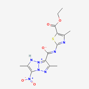 molecular formula C14H15N7O5S B3726357 NoName 