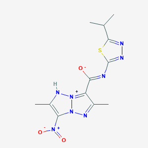 molecular formula C12H14N8O3S B3726362 NoName 