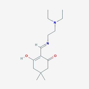 molecular formula C15H26N2O2 B3726447 2-({[2-(diethylamino)ethyl]amino}methylene)-5,5-dimethyl-1,3-cyclohexanedione 