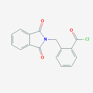 molecular formula C16H10ClNO3 B372652 2-[(1,3-dioxo-1,3-dihydro-2H-isoindol-2-yl)methyl]benzoyl chloride 