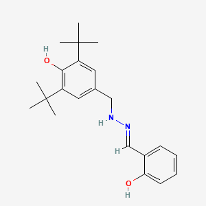 molecular formula C22H30N2O2 B3726935 2-hydroxybenzaldehyde (3,5-di-tert-butyl-4-hydroxybenzyl)hydrazone 