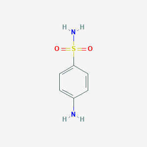 molecular formula C6H8N2O2S B372717 磺胺 CAS No. 63-74-1
