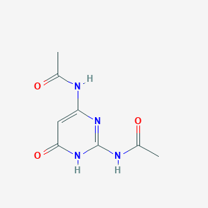molecular formula C8H10N4O3 B3727325 N,N'-(6-hydroxy-2,4-pyrimidinediyl)diacetamide 