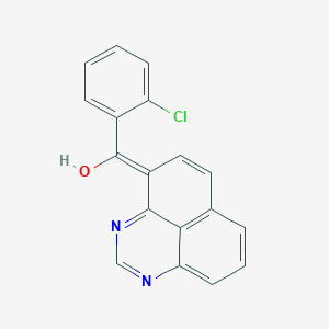 molecular formula C18H11ClN2O B3727603 (2-chlorophenyl)(1H-perimidin-9-yl)methanone 