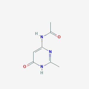 molecular formula C7H9N3O2 B3727608 N-(2-methyl-6-oxo-1,6-dihydropyrimidin-4-yl)acetamide 
