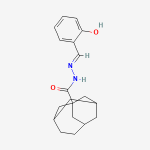 N'-(2-hydroxybenzylidene)tricyclo[4.3.1.1~3,8~]undecane-1-carbohydrazide