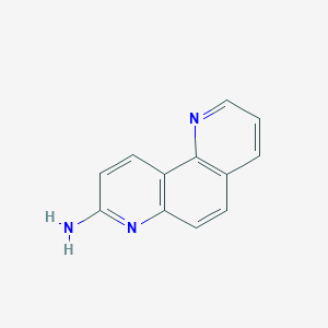 molecular formula C12H9N3 B372806 1,7-Phenanthrolin-8-amine 