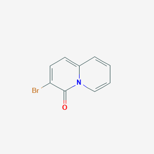 molecular formula C9H6BrNO B372823 3-bromo-4H-quinolizin-4-one 