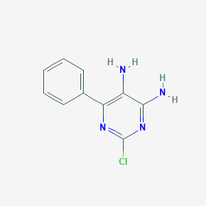 molecular formula C10H9ClN4 B372836 2-Chloro-6-phenyl-4,5-pyrimidinediamine CAS No. 19796-43-1