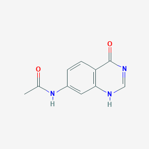 molecular formula C10H9N3O2 B372839 N-(4-hydroxy-7-quinazolinyl)acetamide CAS No. 663194-17-0