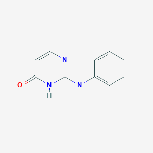 molecular formula C11H11N3O B372856 2-(Methylanilino)-4-pyrimidinol 