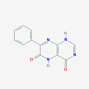molecular formula C12H8N4O2 B372863 7-phenyl-1,5-dihydropteridine-4,6-dione 