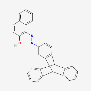 1-(pentacyclo[6.6.6.0~2,7~.0~9,14~.0~15,20~]icosa-2,4,6,9,11,13,15,17,19-nonaen-4-yldiazenyl)-2-naphthol