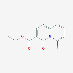 molecular formula C13H13NO3 B372870 ethyl 6-methyl-4-oxo-4H-quinolizine-3-carboxylate 