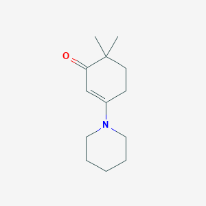 molecular formula C13H21NO B372871 6,6-Dimethyl-3-(1-piperidinyl)-2-cyclohexen-1-one 