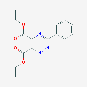 molecular formula C15H15N3O4 B372873 Diethyl 3-phenyl-1,2,4-triazine-5,6-dicarboxylate 
