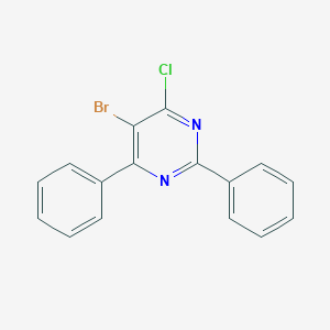 5-Bromo-4-chloro-2,6-diphenylpyrimidine