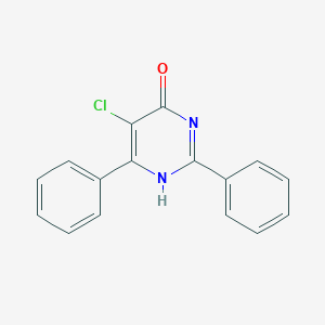 5-chloro-2,6-diphenyl-1H-pyrimidin-4-one