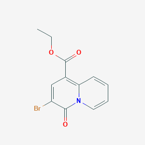 ethyl 3-bromo-4-oxo-4H-quinolizine-1-carboxylate
