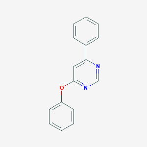 molecular formula C16H12N2O B372880 4-Phenoxy-6-phenylpyrimidine 