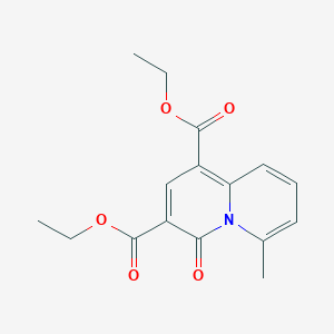 diethyl 6-methyl-4-oxo-4H-quinolizine-1,3-dicarboxylate
