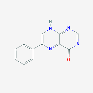 molecular formula C12H8N4O B372898 6-phenyl-4(3H)-pteridinone CAS No. 81346-74-9