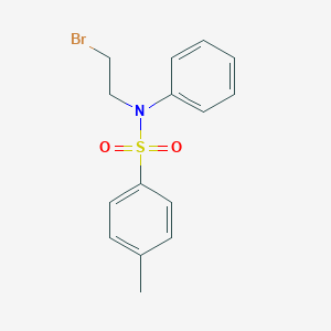 molecular formula C15H16BrNO2S B372913 N-(2-bromoethyl)-4-methyl-N-phenylbenzenesulfonamide 