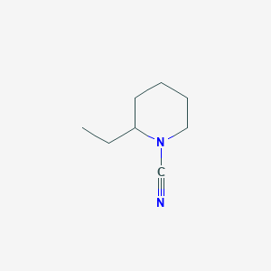 molecular formula C8H14N2 B372921 2-Ethylpiperidine-1-carbonitrile CAS No. 924862-38-4