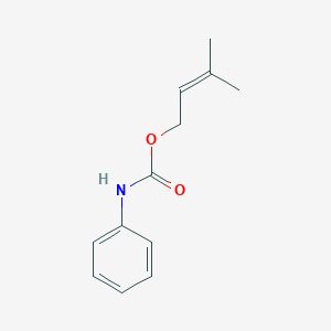 molecular formula C12H15NO2 B372923 3-Methyl-2-butenylphenylcarbamate 